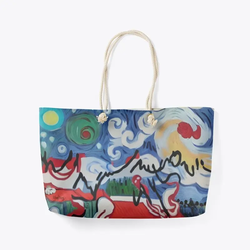 Masterpiece Weekender Tote - by WangWang